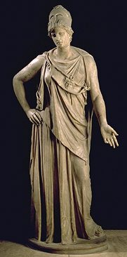 Statue: Peaceble Athena (Mattei) of The Louvre French Museum